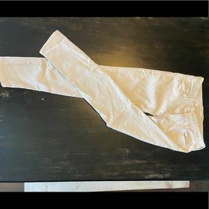 Mother white skinny jeans